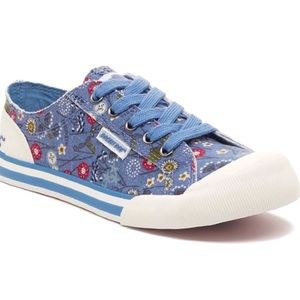 NEW ROCKET DOG Blue & Pink Jumpin’ Bexley Sneaker - Women